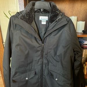 Large Black Columbia Winter Coat